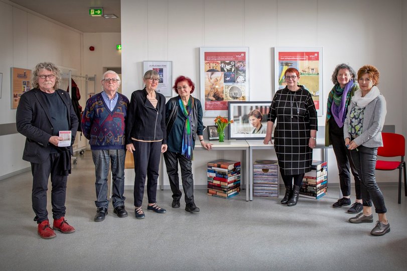 Foto: Stadtverwaltung Erfurt Im April 2022 traf sich der Vorstand des KinderKunst e.V. mit wichtigen VertreterInnen der Stadtverwaltung, der Bibliothek und des Stadtrates